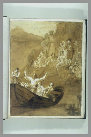 Le Christ dans sa barque prêchant sur le lac de Genesareth, image 2/2