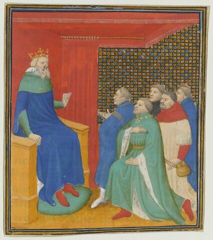 Le comte de Montfort reçu par le roi de France, image 1/1