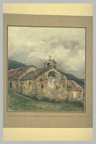 Chapelle de Notre-Dame de Lorette dans les montagnes voisines d'Ajaccio
