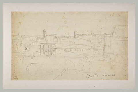 Vue panoramique de Rome prise de l'église San Giovanni e Paolo, image 2/2