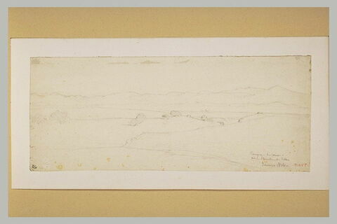 Vue panoramique de la campagne romaine, près du tombeau de Néron, image 1/1