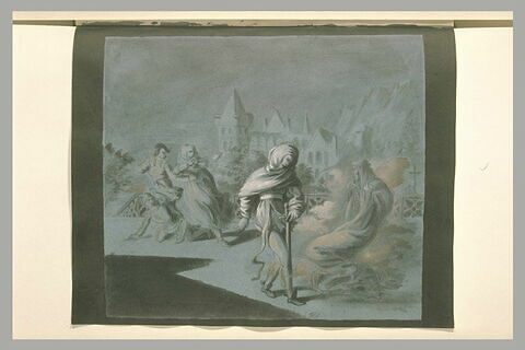 Le roi apparaissant à Hamlet ou le Fantôme sur la terrasse, image 1/1