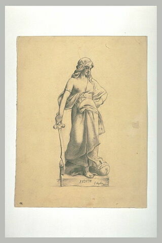 Statue de Judith avec à ses pieds la tête d'Holopherne, image 1/1