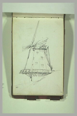 Un moulin à vent aux Pays-Bas