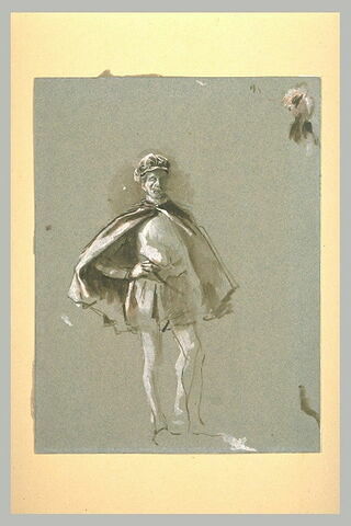Seigneur de l'époque Charles IX, la main droite sur la hanche, image 1/1