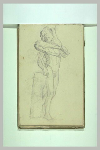 Jeune homme nu, portant un agneau sur les épaules, image 2/2