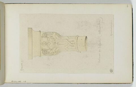 Détail de colonne relevé à l'Alhambra, image 1/2