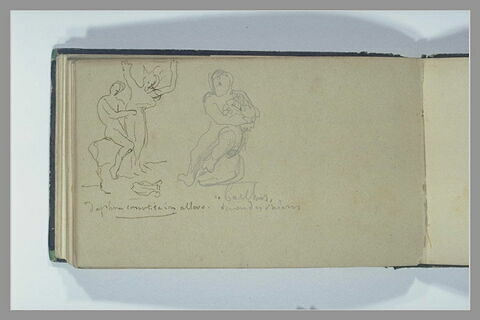 Apollon et Daphné ; Bacchus assis, image 1/1