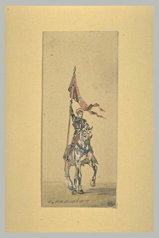 Jeanne d'Arc à cheval, étude pour la statue de la place des pyramides, image 1/1