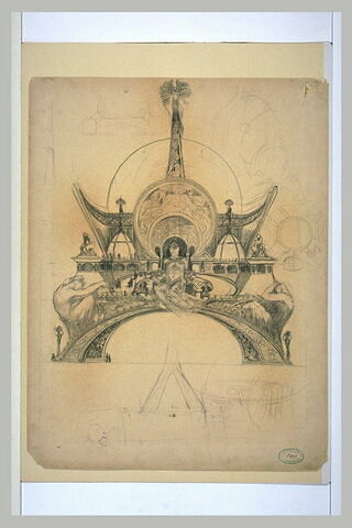 Projet pour le Pavillon de l'Homme à l'Exposition Universelle de 1900, image 1/1