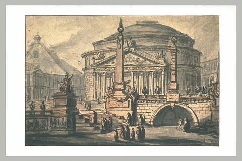 Caprice architectural inspiré du Panthéon de Rome, image 2/2