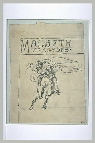 Projet de frontispice pour Macbeth, image 1/1