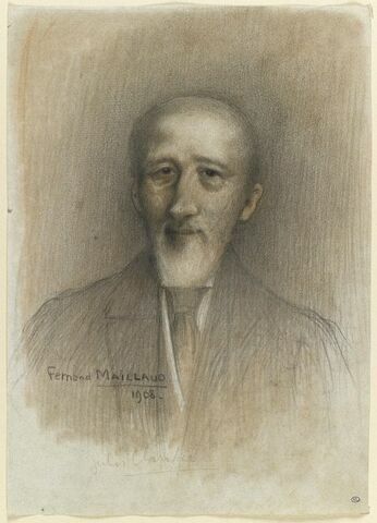 Portrait de Jules Claretie, en buste, de face
