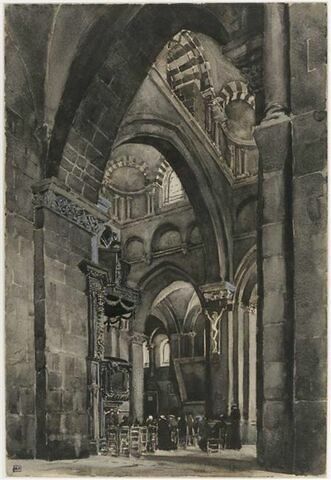 Les coupoles de la nef de la cathédrale du Puy