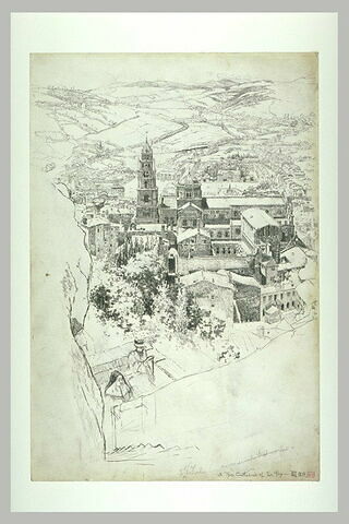 La cathédrale du Puy vue du Nord