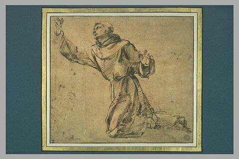 Saint François d'Assise en prières, image 1/1