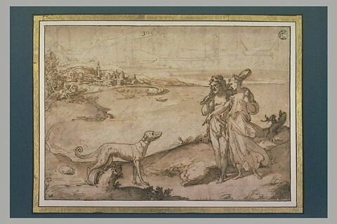 Hercule et Iolé trouvant le murex sur le rivage, image 1/1
