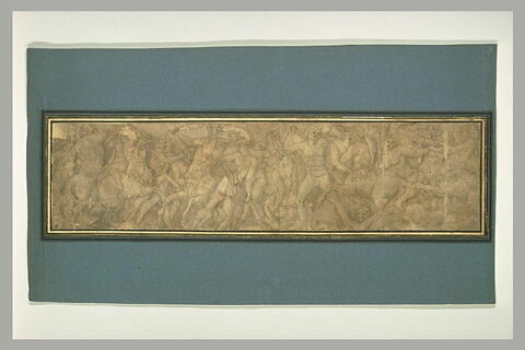 Combat des Centaures et des Lapithes, d'après un bas-relief antique, image 1/1