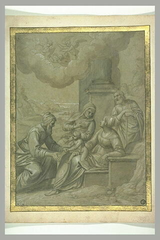 La Sainte Famille, avec saint Joachim et sainte Anne, image 1/1
