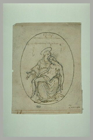 La Vierge tenant sur ses genoux le corps de son fils