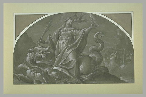 Sainte Marguerite foulant le dragon, image 1/1