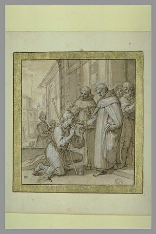 Saint Andrea Corsini guérissant un aveugle