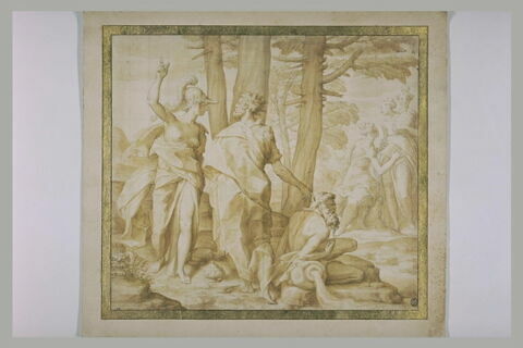 Athéna apprenant à Ulysse la manière dont il doit se présenter à la cour d'Alcinöus, image 3/3