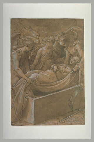 Sainte Catherine d'Alexandrie ensevelie par les anges, image 1/1