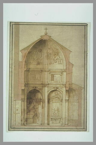 Coupe pour la chapelle Corsini, à Santa Maria del Carmine, à Florence, image 1/1