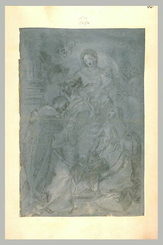 Apparition de la Vierge à l'Enfant à saint Dominique et à sainte Catherine