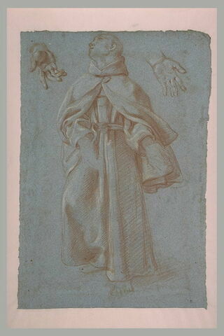 Etude pour la figure et les mains de saint Pasquale Baylon