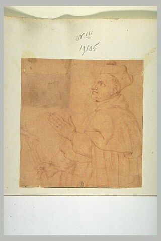 Un évêque tourné vers la gauche (saint François ?), image 1/1