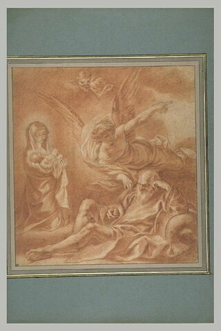 L'ange éveillant saint Joseph pour fuir en Egypte