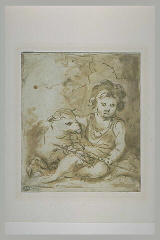 Saint Jean-Baptiste avec un agneau