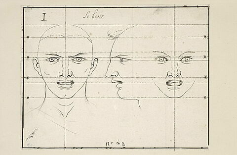 Le Désir : deux têtes de face et une de profil, image 1/1