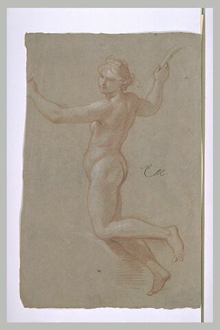 Femme nue, tournée vers la gauche, image 1/1