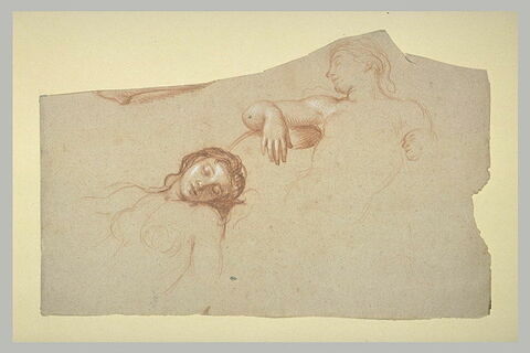Deux femmes endormies, à mi-corps, image 1/1