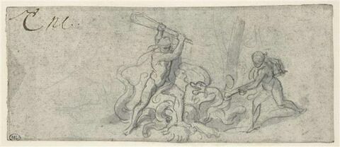 Hercule achevant l'Hydre de Lerne, image 1/2