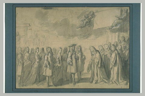 Réception de Louis XIV à l'Hôtel de Ville, image 1/1