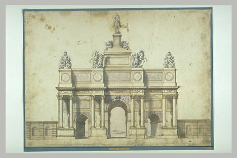Projet pour l'Arc de triomphe de la rue Saint-Antoine à Paris, image 1/1