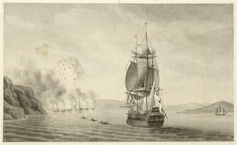 Jean Bart attaque et détruit six vaisseaux de guerre hollandais, image 1/2