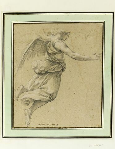 Un ange : étude pour le septième tableau de la vie de saint Bruno, image 1/2