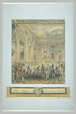 Fête donnée à Louveciennes, le 2 Septembre 1771