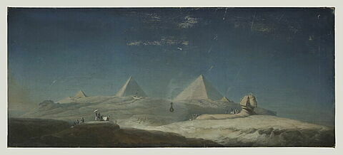 Vue des pyramides d'Egypte et de Sphinx, image 1/1