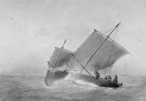 Barque bretonne au plus près du vent