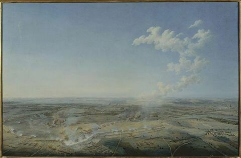 La Bataille d'Essling (22 mai 1809) : seconde journée à 9 heures du matin, image 1/1