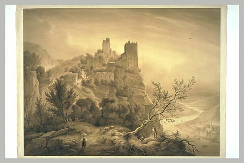 Ruines du château des Deux-Frères sur le Rhin, image 2/2