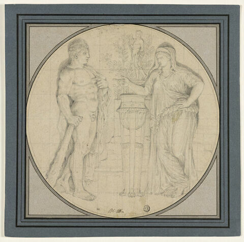 Hercule consultant l'oracle de Delphes, image 1/2