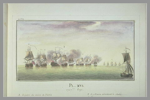 Campagnes de Duguay-Trouin : attaque du Cumberland, 1707, image 1/2