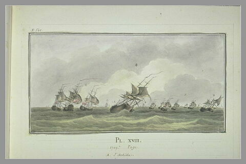 Campagnes de Duguay-Trouin : combat naval au large de l'Islande, 1709